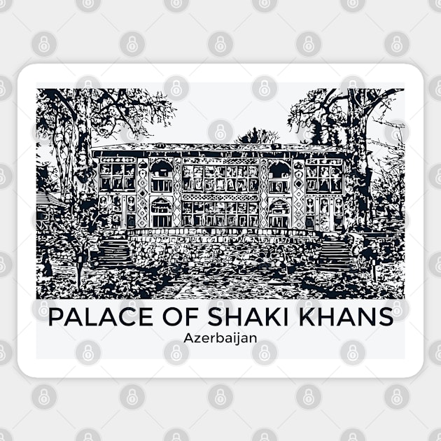Palace of Shaki Khans - Azerbaijan Sticker by Lakeric